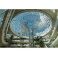 LF Estructura de acero Compras Mall Glass Roof Atrium